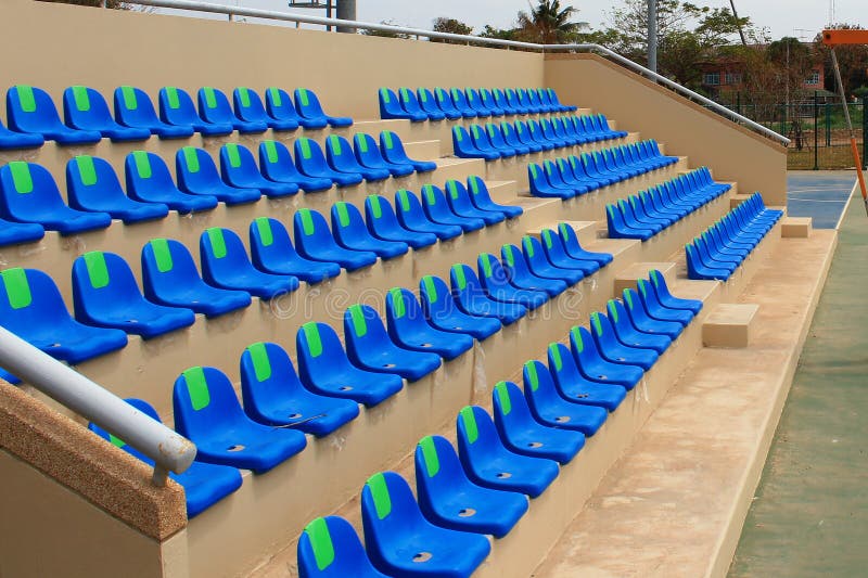 Seats in Basketball Stadium . Stock Photo Image of bangkok