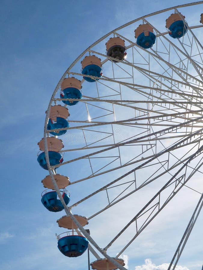 Seats of a Ferris Wheel on a Funfair Editorial Photography Image of