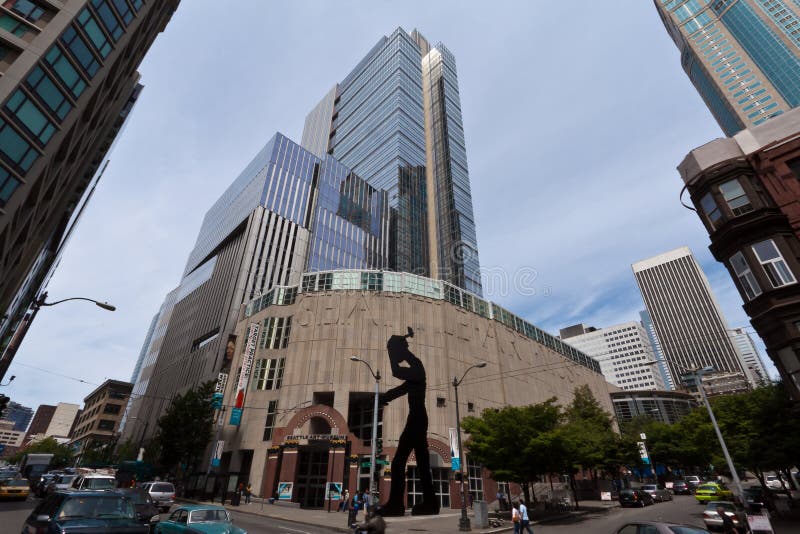 Seattle Art Museum editorial stock image. Image of glass - 17478604