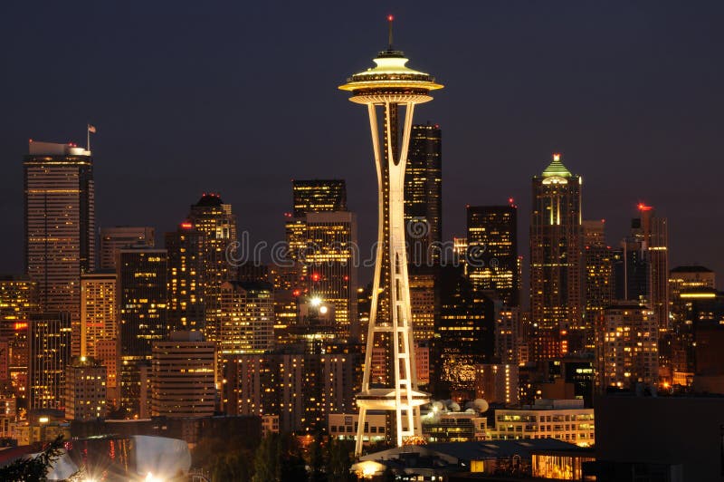 Seattle Downtown Cityscape stock photo