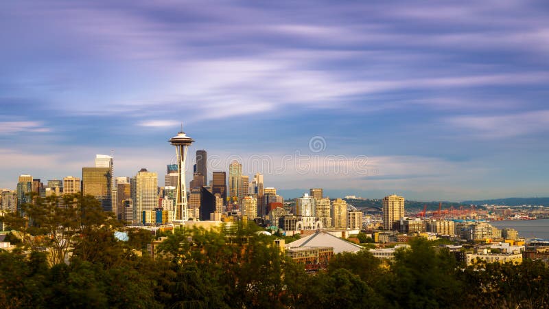Seattle linia horyzontu obrazy stock Seattle linia horyzontu obrazy stock