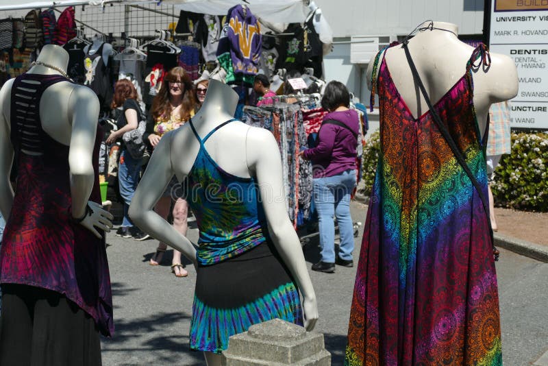 Crowd at the the 50th Annual University District Street Fair Editorial