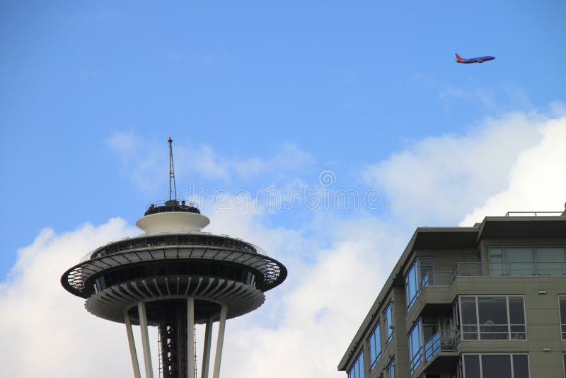 Seattle Needle editorial image. Image of living, financial 2216060