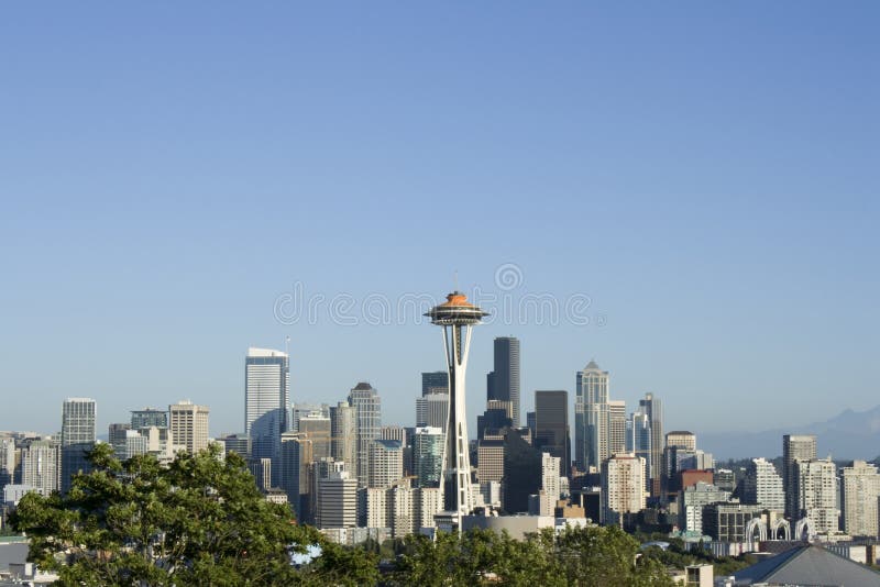 Seattle skyline with Space Needle