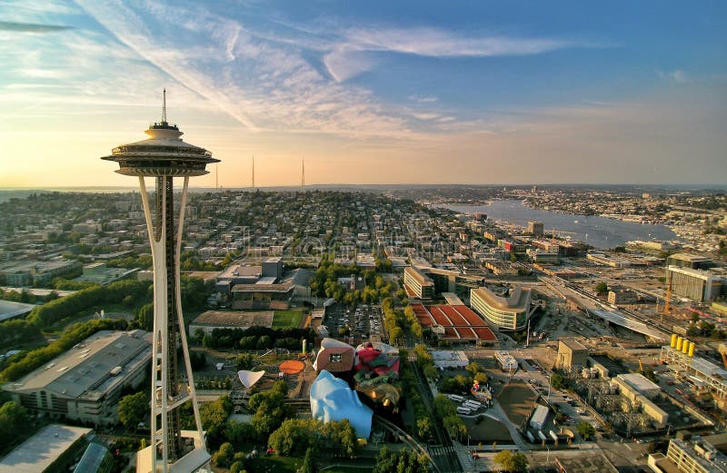 `Taken on my Drone, the Seattle Space needle with South Lake Union and EMP in the photo. Great view of Queen Anne. A view not often seen as most photos face south. `Taken on my Drone, the Seattle Space needle with South Lake Union and EMP in the photo. Great view of Queen Anne. A view not often seen as most photos face south.