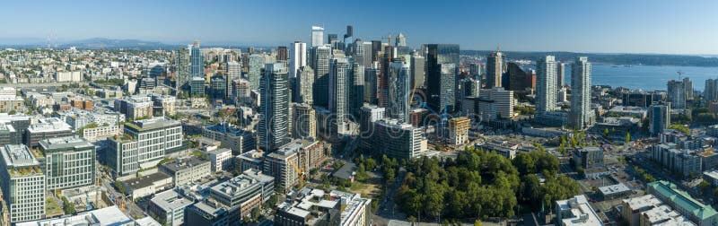Seattle Washington Downtown Core Skyscrapers et immeubles de bureaux photos stock Seattle Washington Downtown Core Skyscrapers et immeubles de bureaux photos stock