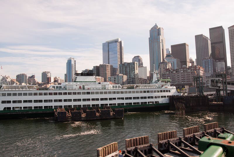 American City Skyline Waterfront in Daytime Stock Image - Image of ...