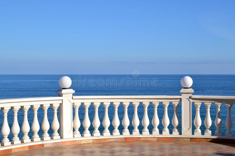 Zeezicht stock afbeelding