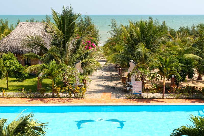 Zeezicht stock afbeelding