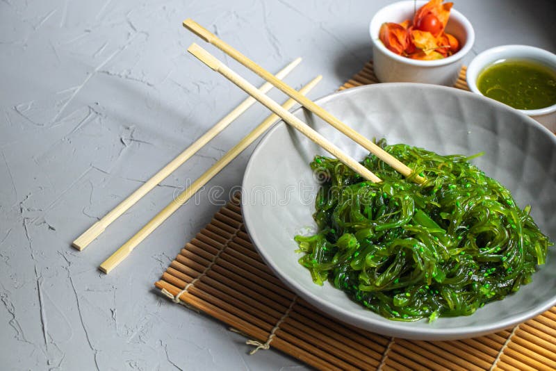Seaweed Salad. Dietary And Very Beneficial For The Thyroid ...