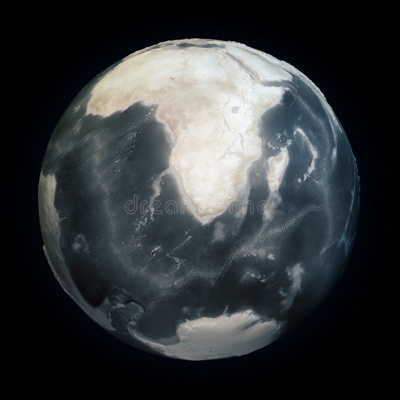 Seca no mundo, terra seca do planeta Terra das alterações climáticas sem água Batimetria do fundo do mar com relevos Aquecimento ilustração do vetor Seca no mundo, terra seca do planeta Terra das alterações climáticas sem água Batimetria do fundo do mar com relevos Aquecimento ilustração do vetor