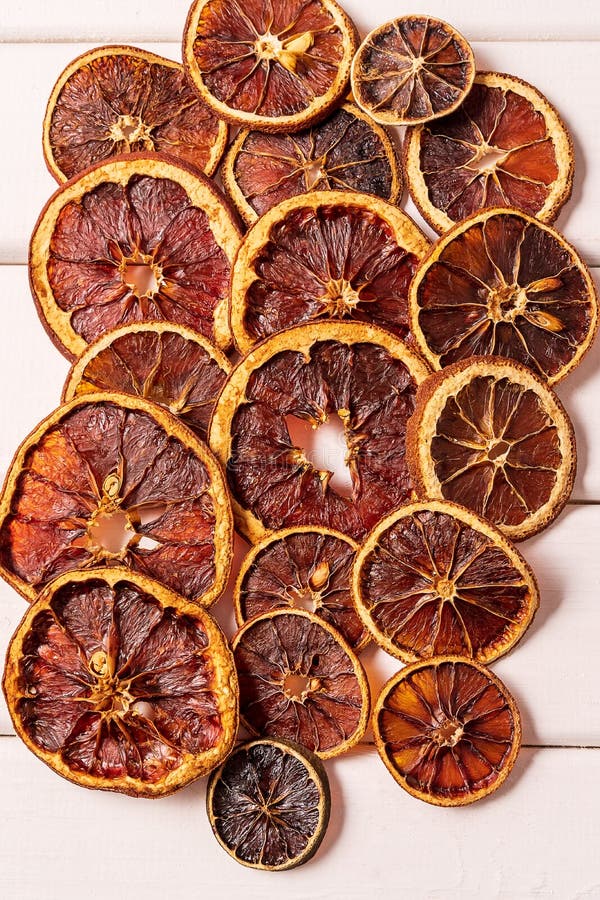 Secco cotto ha disidratato il modello arancio casalingo candito dei chip degli agrumi immagine stock Secco cotto ha disidratato il modello arancio casalingo candito dei chip degli agrumi immagine stock
