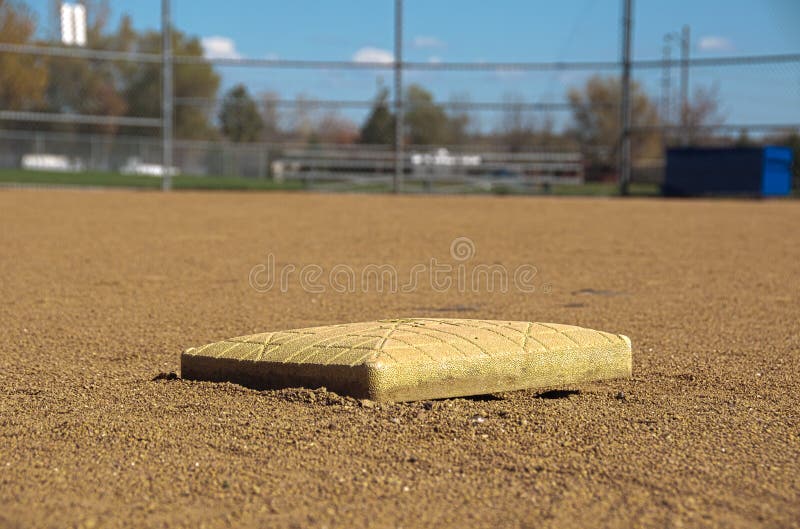 Baseball on pitchers mound stock photo. Image of halftime 234210
