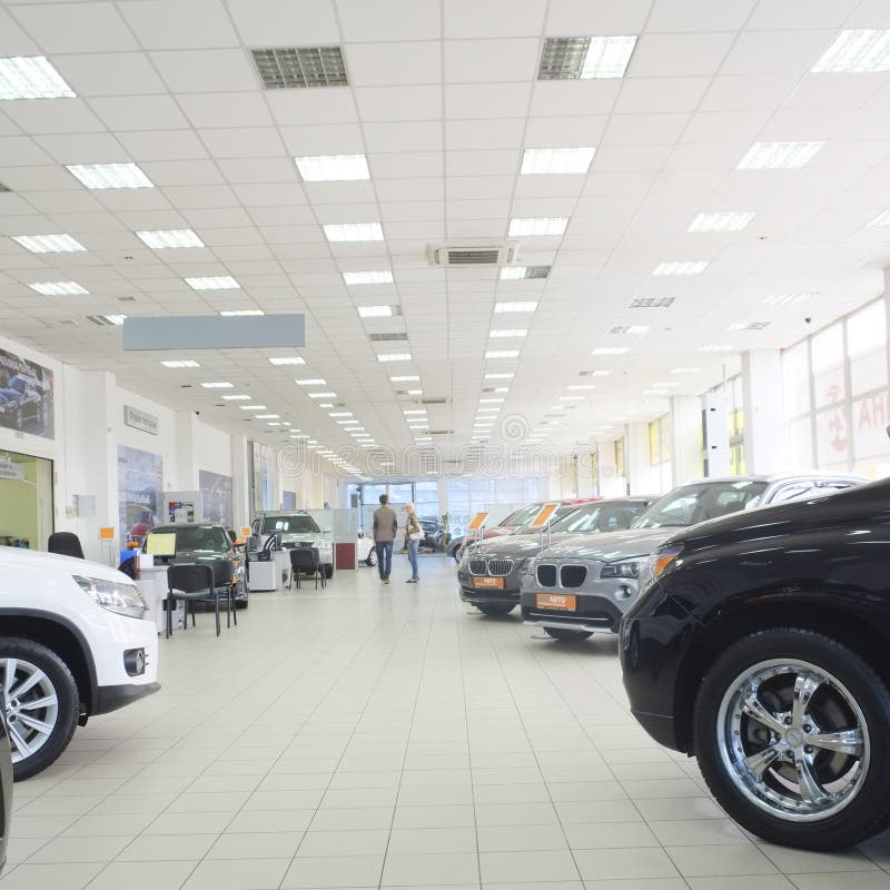 Second-hand Cars in Dealer S Showroom Editorial Image - Image of buyers