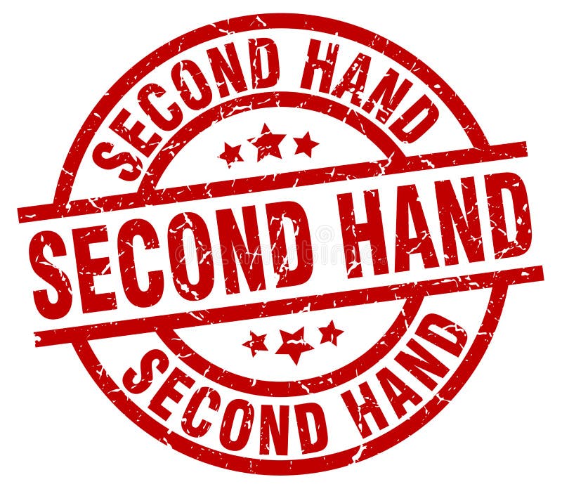 Second hand stamp stock vector. Illustration of white 122429705