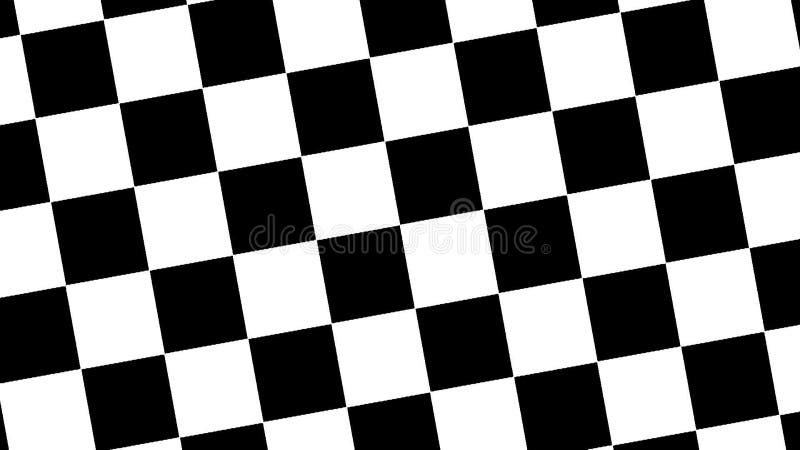 16 secondi di scacchiera che filtra in bianco nero su sfondo hd video 1920 1080 illustrazione di stock