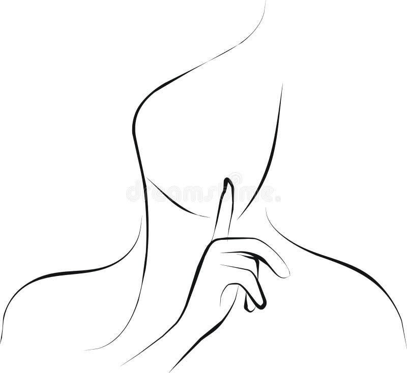 Secret stock illustration