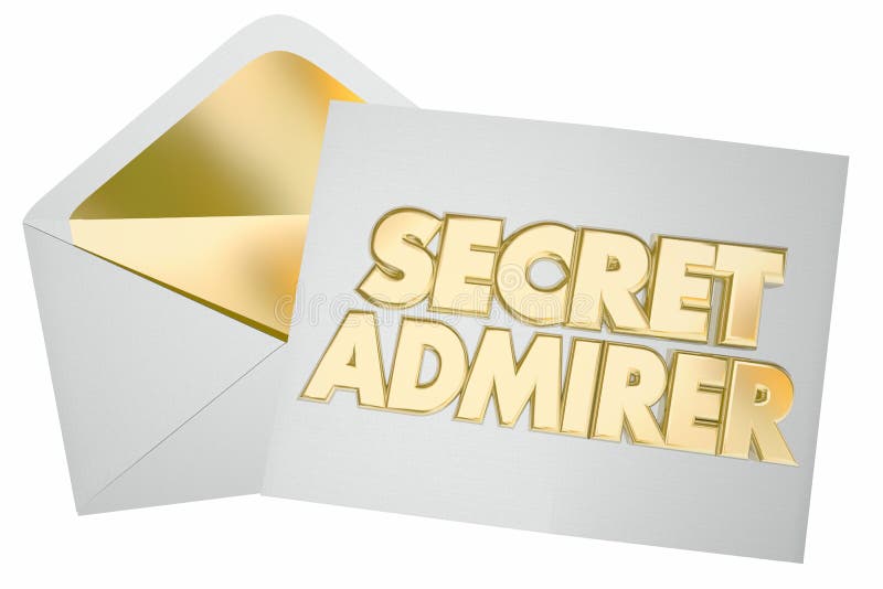 Secret Admirer Romantic Crush Letter Enevelope