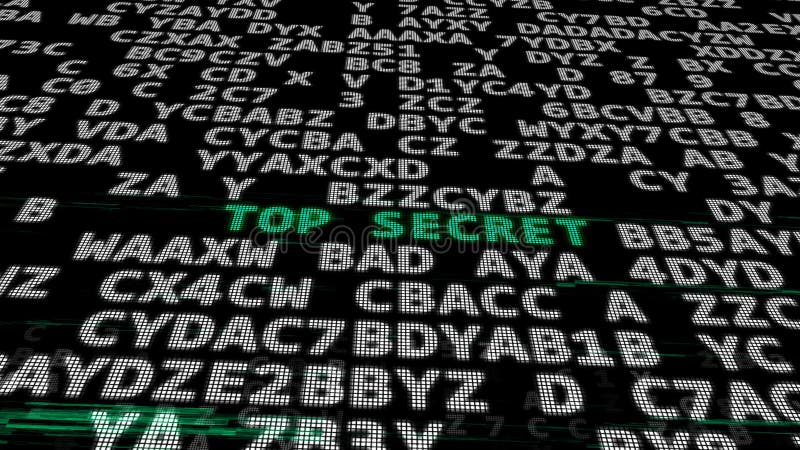 Secret au dessus entre la recherche des mots de passe illustration de vecteur Secret au dessus entre la recherche des mots de passe illustration de vecteur