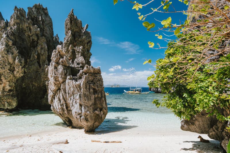 Secret Lagoon El Nido Palawan, the Philippines Stock Photo Image of