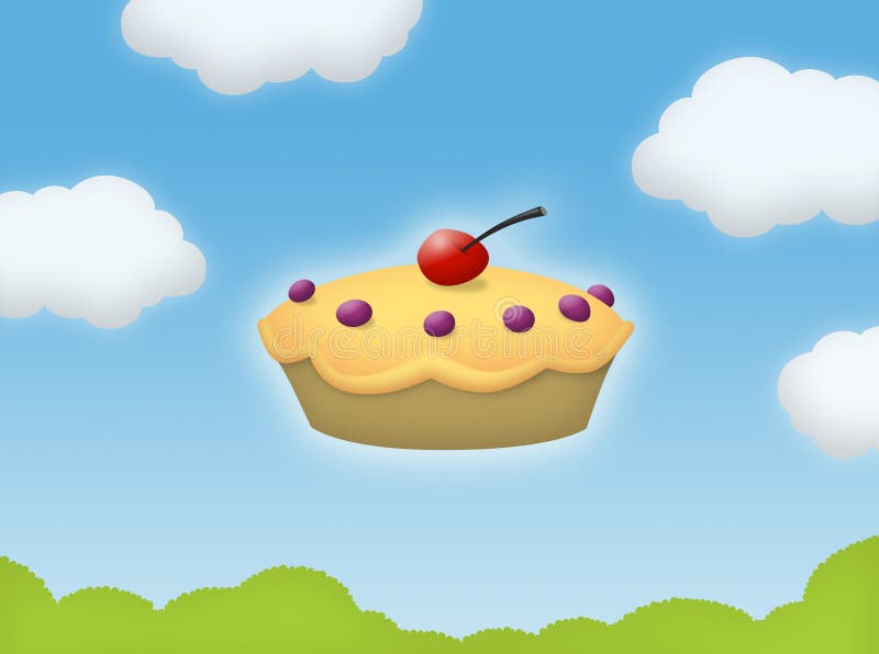 Secteur dans le ciel illustration stock Secteur dans le ciel illustration stock