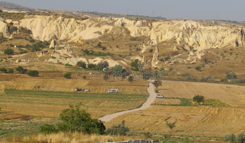 Secteur de montagne de Cappadocia photos libres de droits Secteur de montagne de Cappadocia photos libres de droits