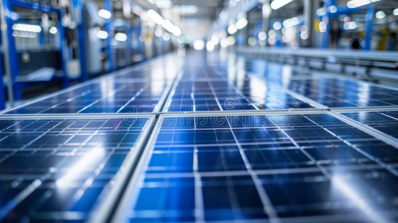 A section of the factory dedicated to research and development with scientists studying and experimenting with new stock photo