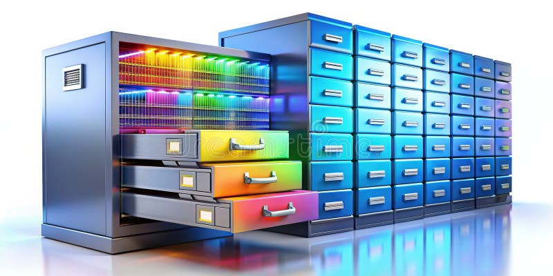 Secure and Scalable Cloud Data Storage A Modern Network Server Database Solution for Efficient Data Management and vector illustration