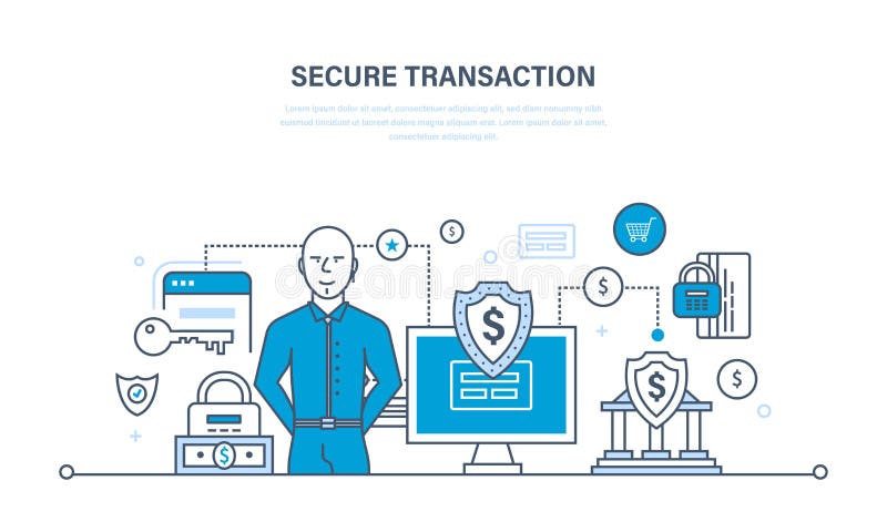 Secure transactions, payments, security guarantee of financial deposits and information.