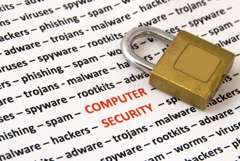 Securitate informatică stock photography