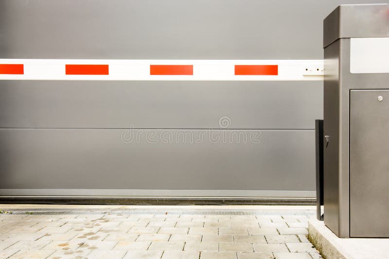 Security barrier stock photo Security barrier stock photo