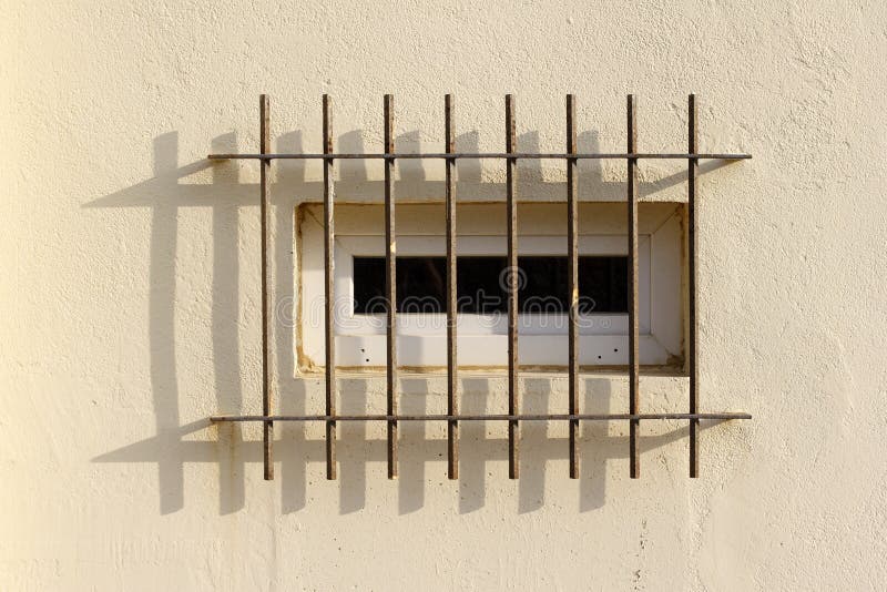 Security bars on window