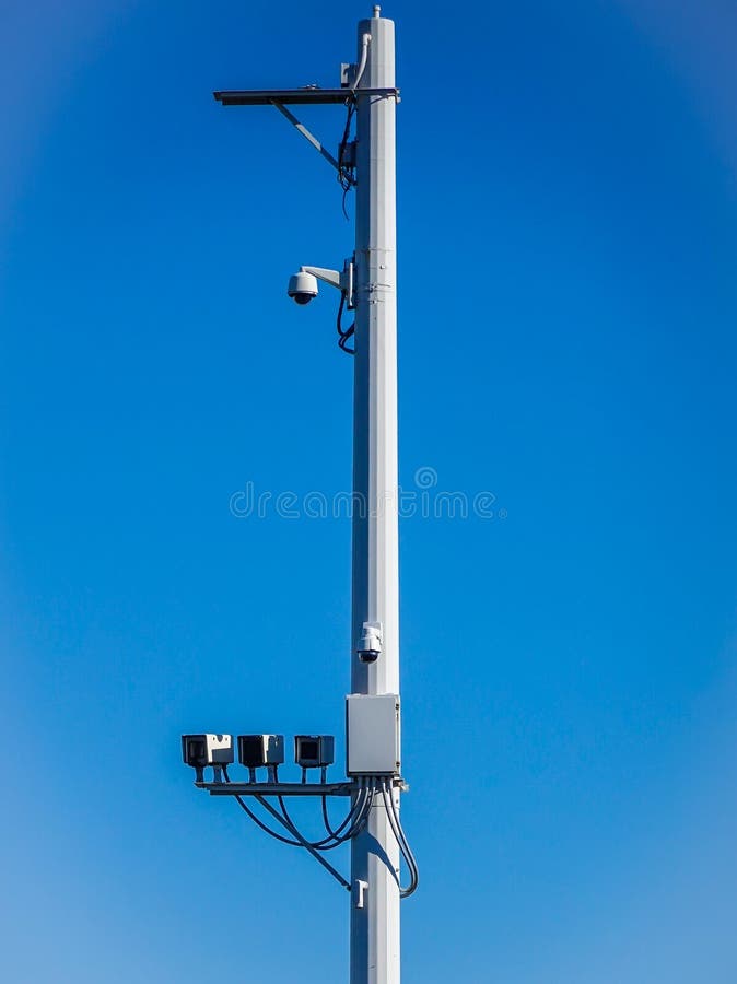 Security Cameras in Brooklyn Stock Image Image of road, larceny