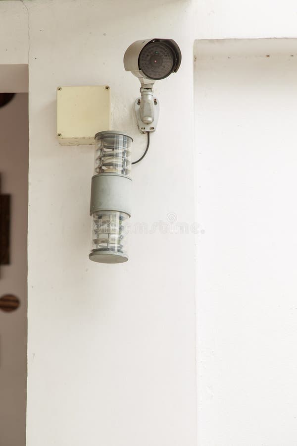 Security Cameras on the Wall Stock Photo Image of surveillance, secrecy 75340740