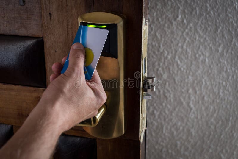 Security Card To Enter a Hotel Room Stock Photo Image of hotel