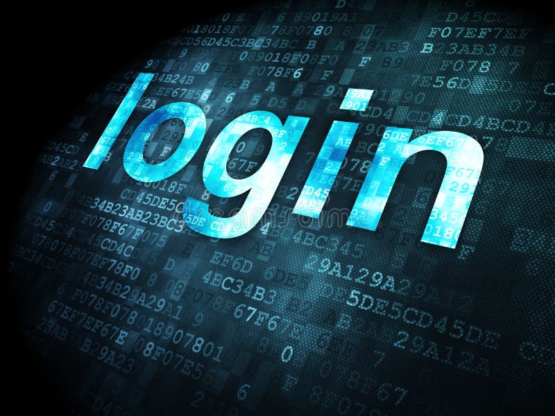 Security Concept: Login on Digital Background Stock Photo - Image of  granted, display: 30468616