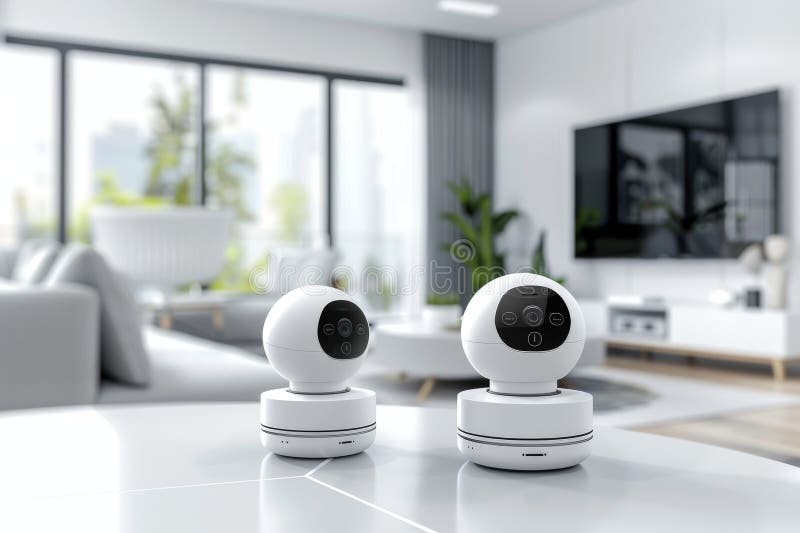 Security concepts for video recording manage detection within network security, watching over video record systems with black and vector illustration