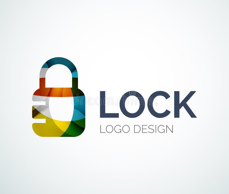 Security Icon Lock  Logo  Stock Vector Image 44847999