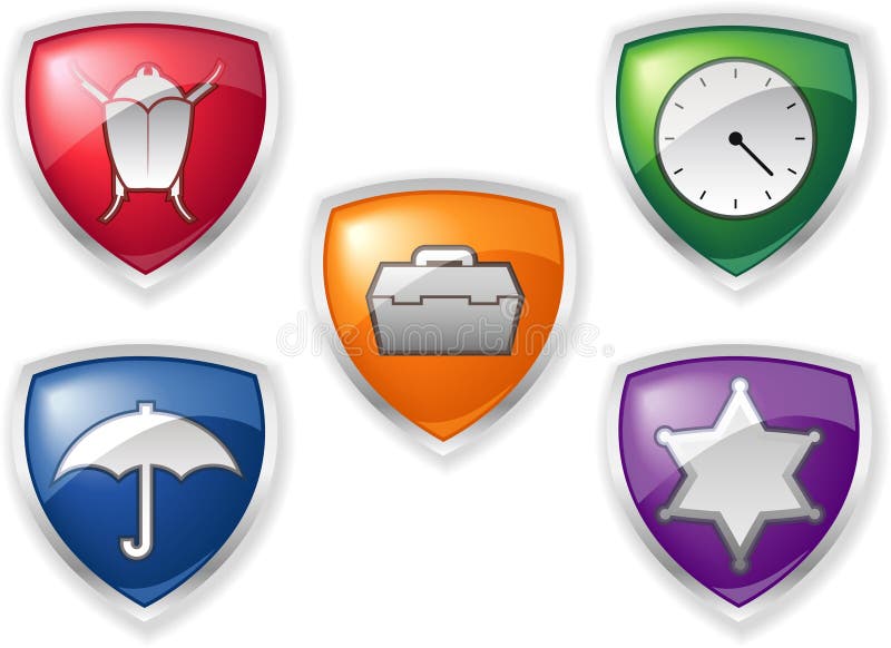 Security Icons. Set of security vector icons Security Icons. Set of security vector icons
