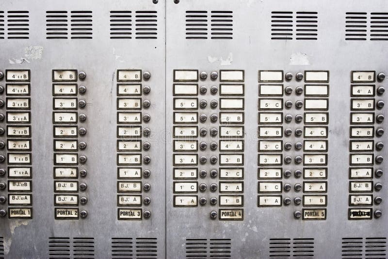 Security Intercom royalty free stock image