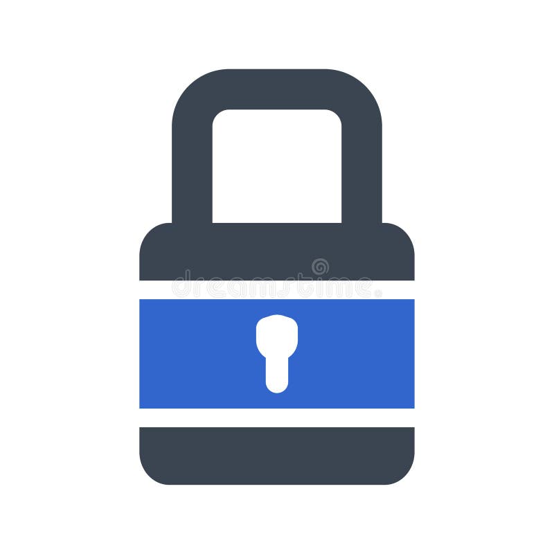 Security Lock Icon stock vector. Illustration of icon 192073609