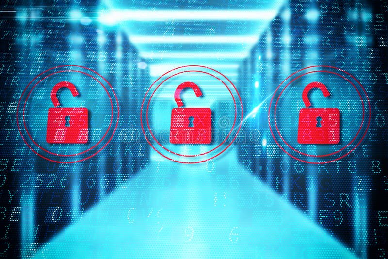 Security open padlock royalty free stock photography Security open padlock royalty free stock photography