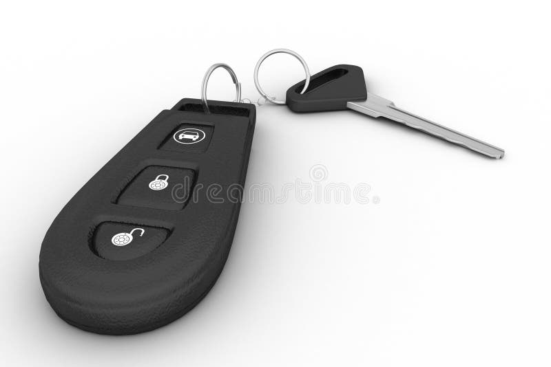 Security Remote Control for Your Car Stock Illustration Illustration