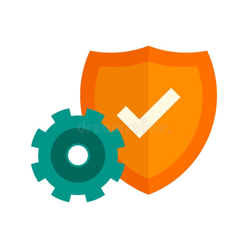 Security Settings. Security, cyber, settings icon vector image. Can also be used for web. Suitable for use on web apps, mobile apps and print media.