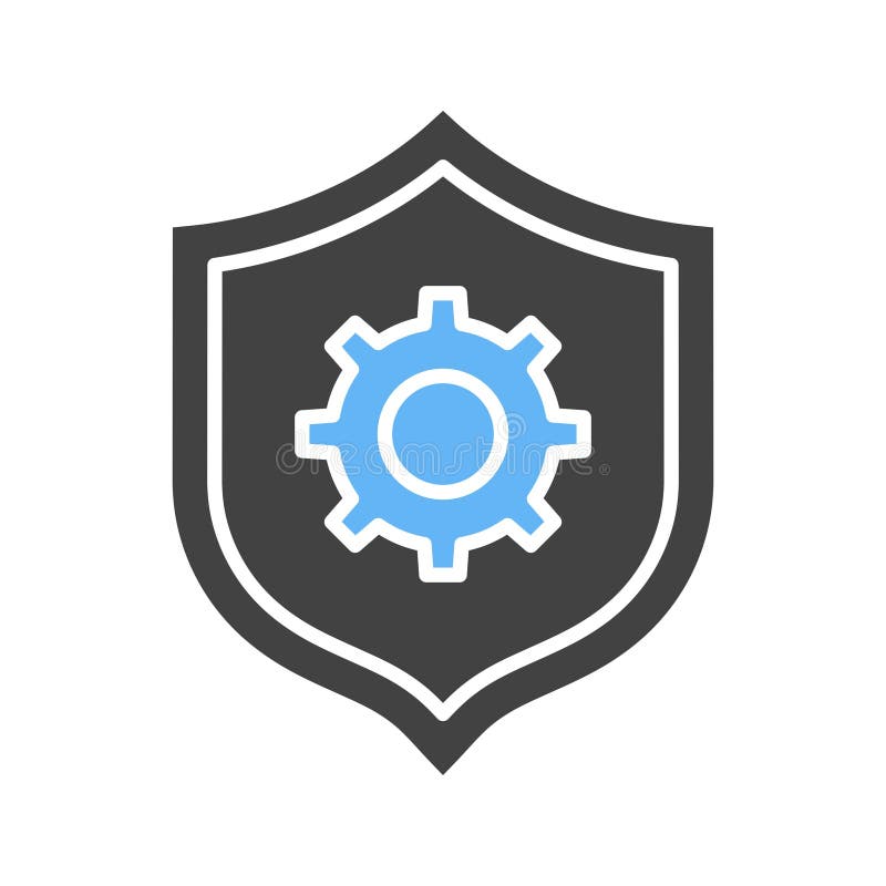 Security Settings icon vector image. royalty free illustration