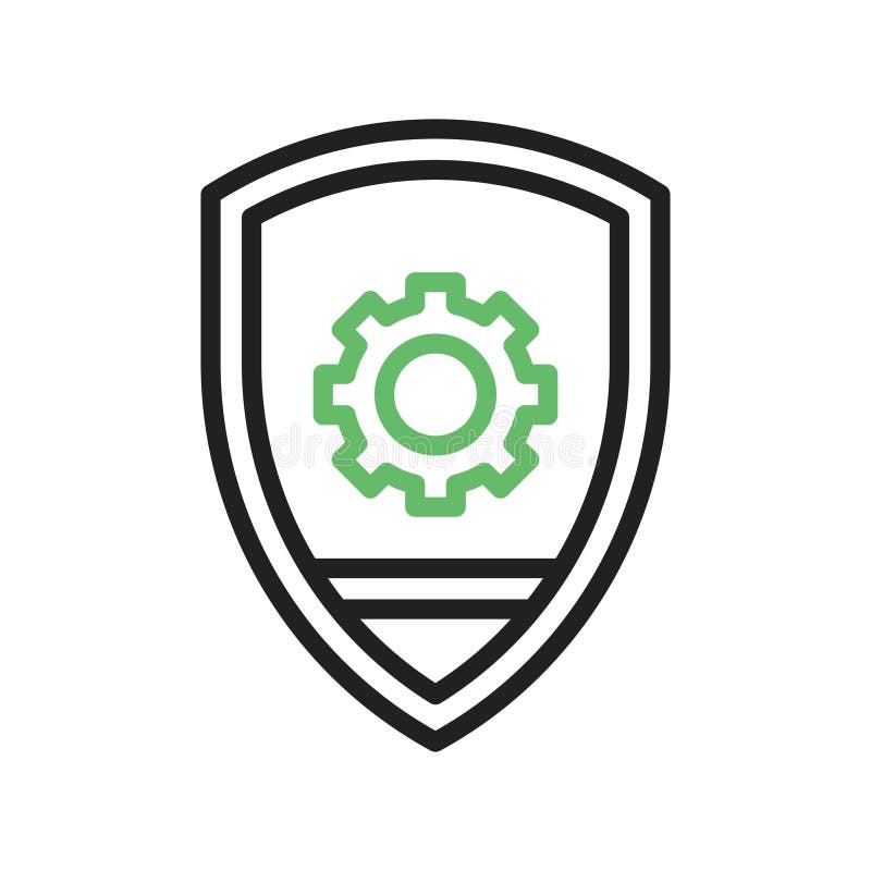 Security Settings icon vector image. stock illustration