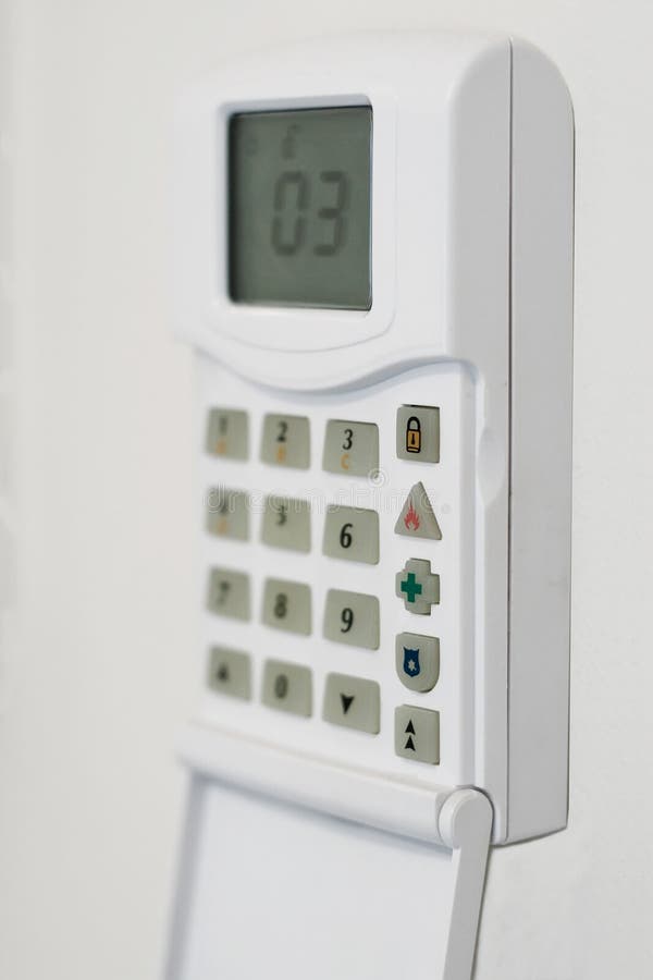 Security system console royalty free stock photo