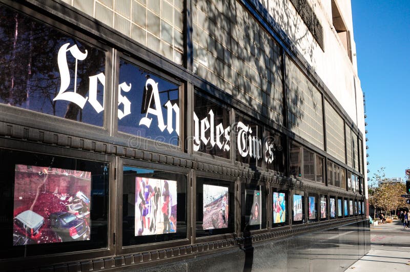 Los Angeles Times headquarter in LA California. Los Angeles Times headquarter in LA California