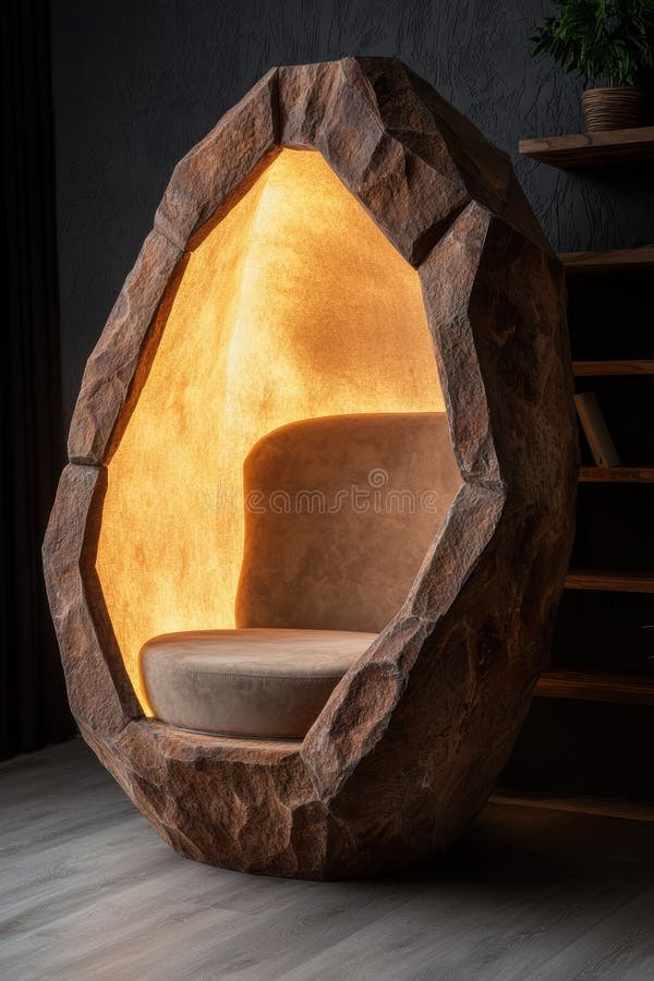 Sedia a rotelle illuminata in un moderno salotto. creato con l'aiuto di strumenti generativi di aiuto.