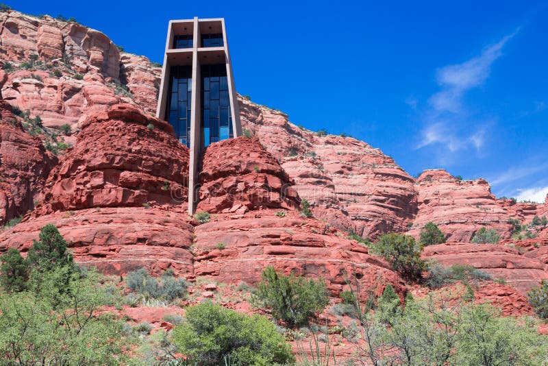 Sedona Chapel stock image. Image of chapel, rocks, arizona 75106679